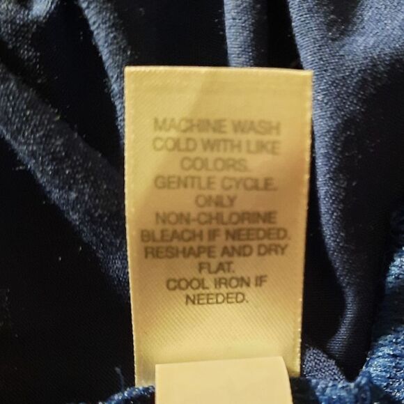 J.‎ Jill Women's Blue Rayon Blend Sleeveless Crew Neck Midi Blouse Size XS - Picture 5 of 7